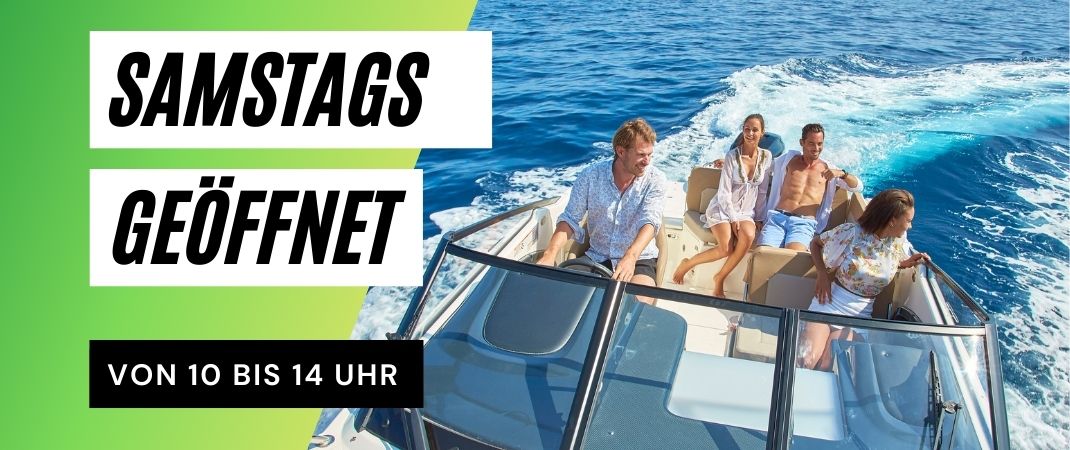 Samstags geöffnet!